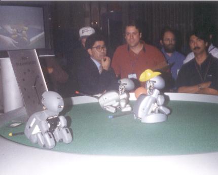 [picture of sony robots]